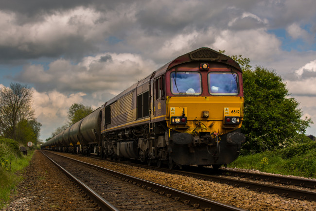 Обои картинки фото техника, поезда, железная, дорога, локомотив, состав