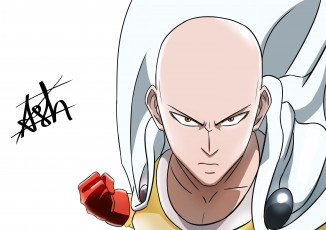 Картинка аниме one+punch+man сайтама ванпачмен взгляд парень