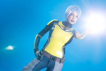 Картинка девушки ariane+saint-amour ariane saint-amour латекс грудь брюнетка косплей тату cosplay силикон