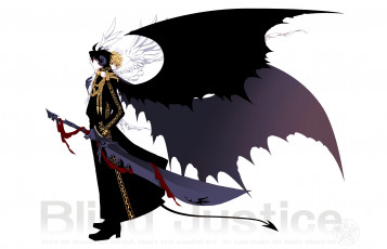 Картинка аниме hetalia +axis+powers малыш фон арт ангел демон крылья парень