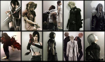 Картинка видео+игры final+fantasy+vii +advent+children vincent yuffie barret aerith tifa lockhart cloud strife zack sephiroth turks