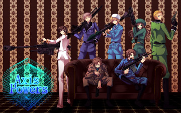 Картинка аниме hetalia +axis+powers арт парни