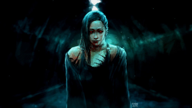 Обои картинки фото аниме, tokyo ghoul, гуль, парень, ута, арт