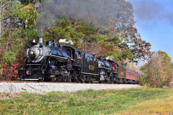 Картинка техника паровозы локомотив состав