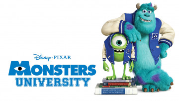 обоя мультфильмы, monsters university, персонажи