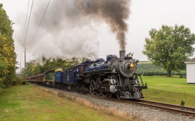 Обои картинки фото техника, паровозы, состав, локомотив