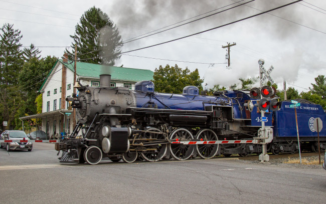 Обои картинки фото техника, паровозы, состав, локомотив