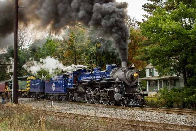 Обои картинки фото техника, паровозы, состав, локомотив