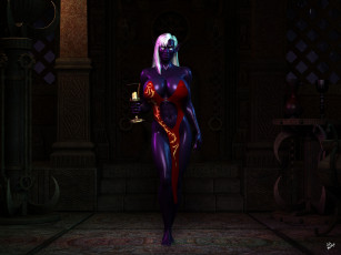 Картинка 3д+графика эльфы+ elves фон взгляд эльфийка