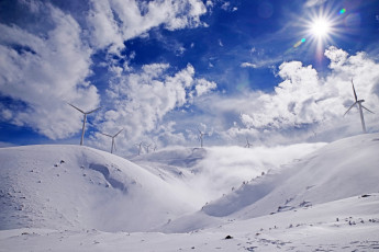 Картинка природа зима простор