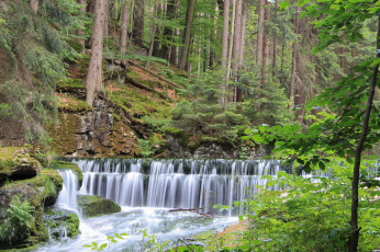 Картинка природа водопады простор