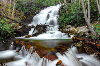 Картинка природа водопады простор