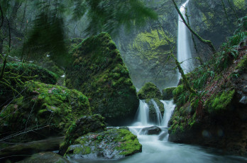 Картинка природа водопады простор