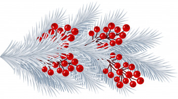 Картинка векторная+графика природа+ nature ягоды ветка