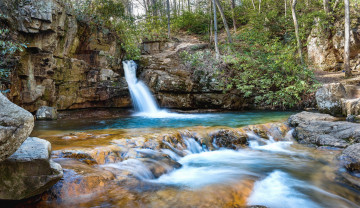 Картинка природа водопады простор