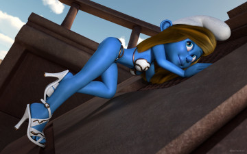 Картинка 3д+графика мультфильмы+и+в+игры фон взгляд девушка