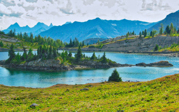 Картинка природа реки озера простор