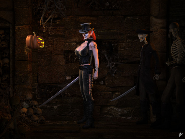 Обои картинки фото 3д графика, праздники , holidays, фон, взгляд, девушка