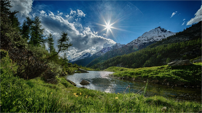 Обои картинки фото природа, реки, озера, простор