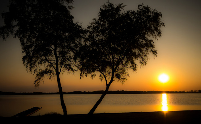 Обои картинки фото природа, восходы, закаты, простор