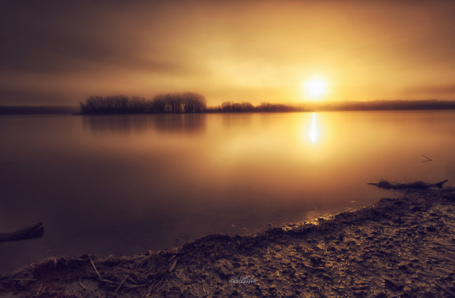 Обои картинки фото природа, восходы, закаты, простор