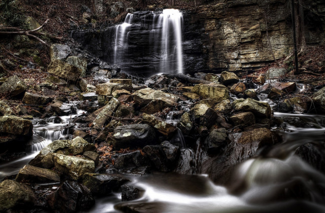 Обои картинки фото природа, водопады, простор