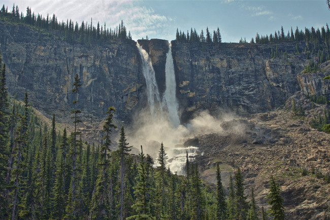 Обои картинки фото природа, водопады, простор