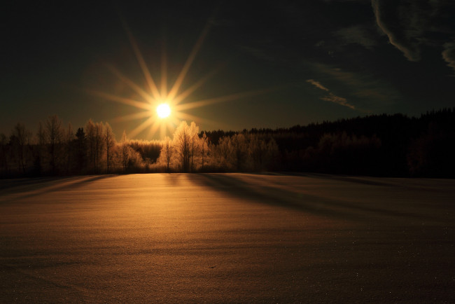 Обои картинки фото природа, восходы, закаты, простор