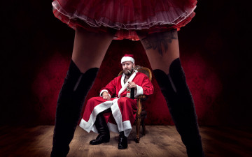 Картинка праздничные дед+мороз +санта+клаус санта