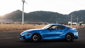 Картинка 2021+toyota+gr+supra+a91+edition автомобили toyota купе 2021 gr supra a91 edition синий тойота