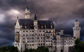 Картинка neuschwanstein+casle города замок+нойшванштайн+ германия neuschwanstein casle