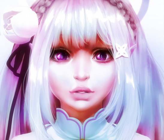 Обои картинки фото аниме, re,  zero kara hajimeru isekai seikatsu, жизнь, в, альтернативном, мире, с, нуля