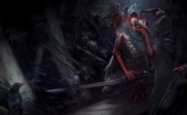 Обои картинки фото фэнтези, существа, темное