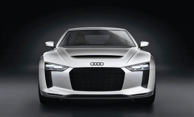 Обои картинки фото автомобили, audi, ауди, белая