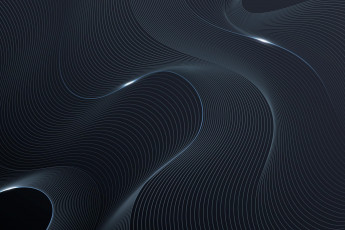 Картинка векторная+графика -графика+ graphics волны линии абстракция полосы темный фон изгибы серый