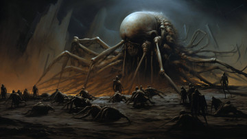 Картинка фэнтези существа нейросети графика нейроарт ai art нейронные сети рисунки нейро искусство