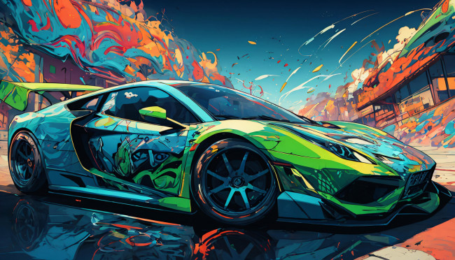 Обои картинки фото рисованное, авто, мото, нейросети, графика, нейроарт, ai, art, нейронные, сети, рисунки, нейро, искусство