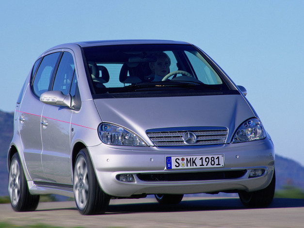 Обои картинки фото mercedes, benz, a210, evo, автомобили