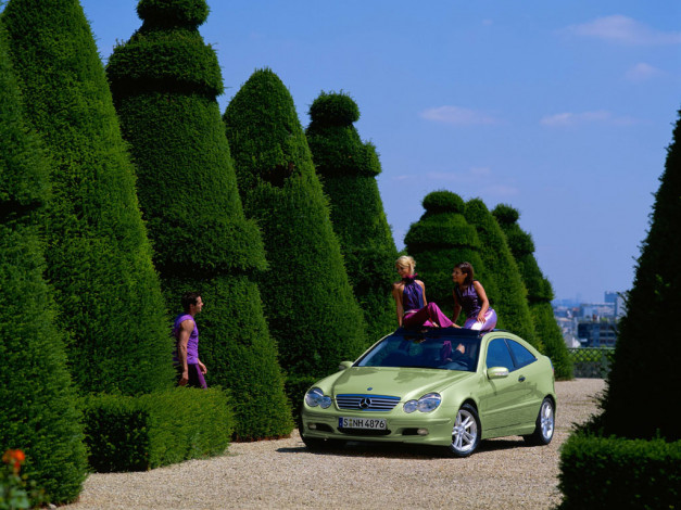 Обои картинки фото mercedes, benz, sport, coupe, автомобили