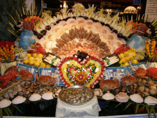 Картинка еда рыба морепродукты суши роллы