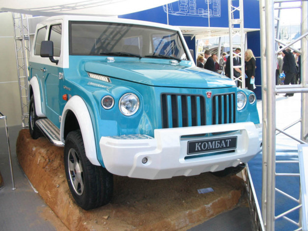 Обои картинки фото gaz, 2169, kombat, автомобили, выставки, уличные, фото