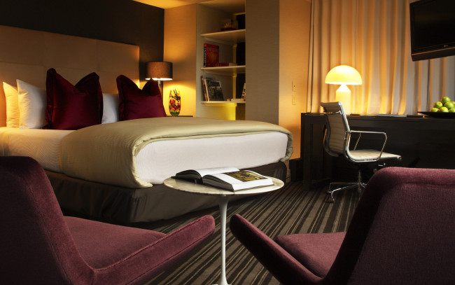 Обои картинки фото интерьер, спальня