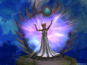 Картинка 3д+графика fantasy+ фантазия девушка