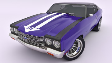 Картинка автомобили 3д chevelle yenco 1970