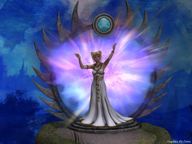 Обои картинки фото 3д графика, fantasy , фантазия, девушка