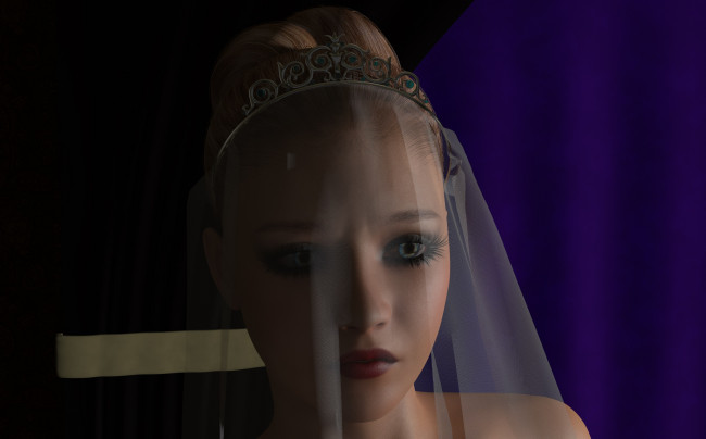 Обои картинки фото 3д графика, portraits , портрет, девушка, взгляд