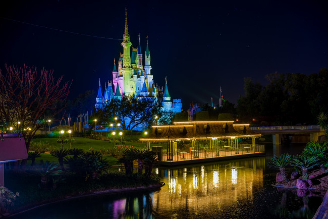Обои картинки фото города, диснейленд, парк, замок, волшебное, королевство