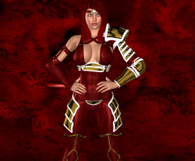 Картинка 3д+графика люди+ people девушка взгляд фон