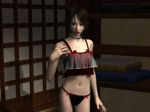 Картинка 3д+графика люди+ people фон взгляд девушка