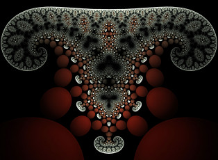 Картинка 3д+графика фракталы+ fractal узор цвета фон